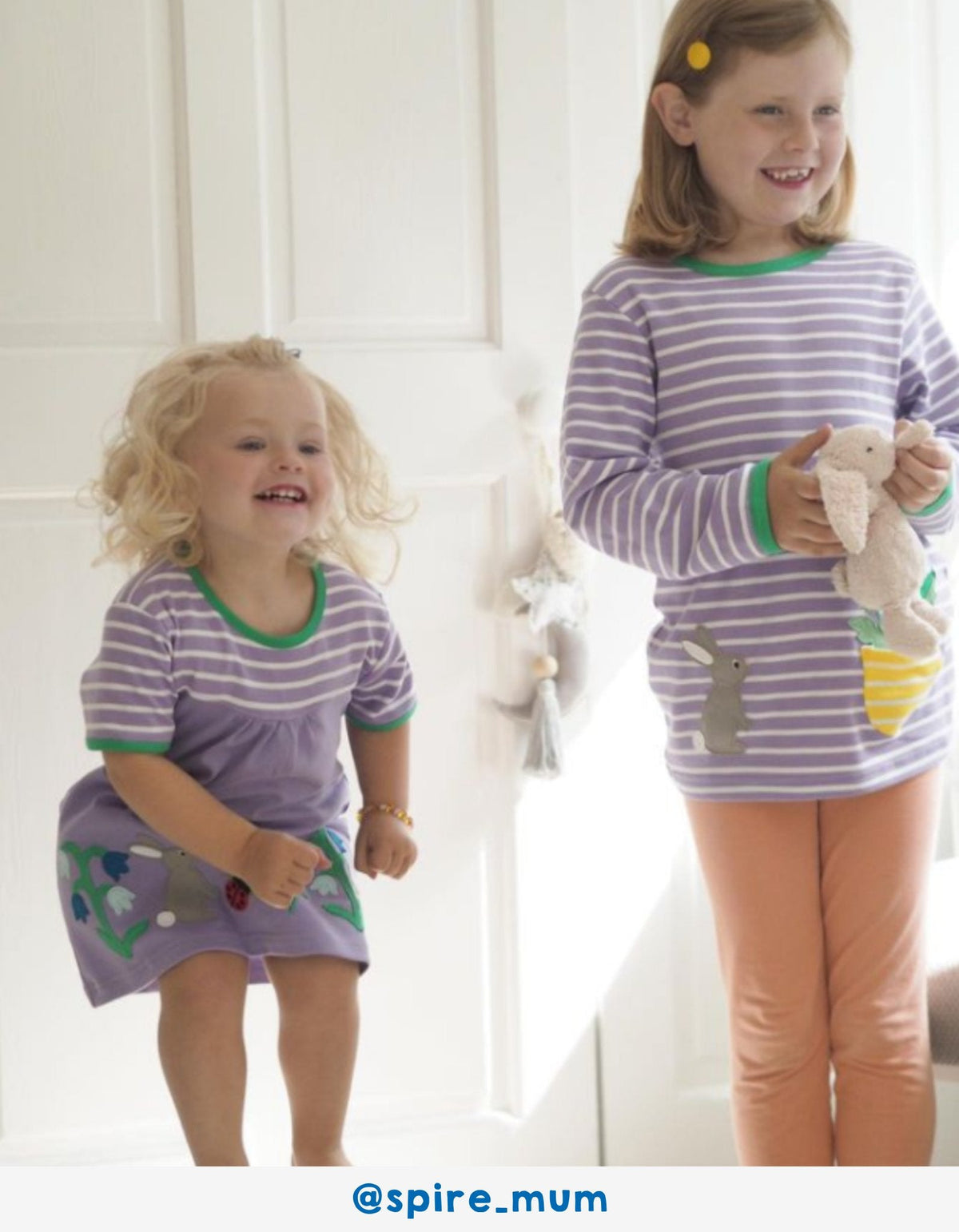Toby Tiger Organic Spring Applique Long-Sleeved T-Shirt