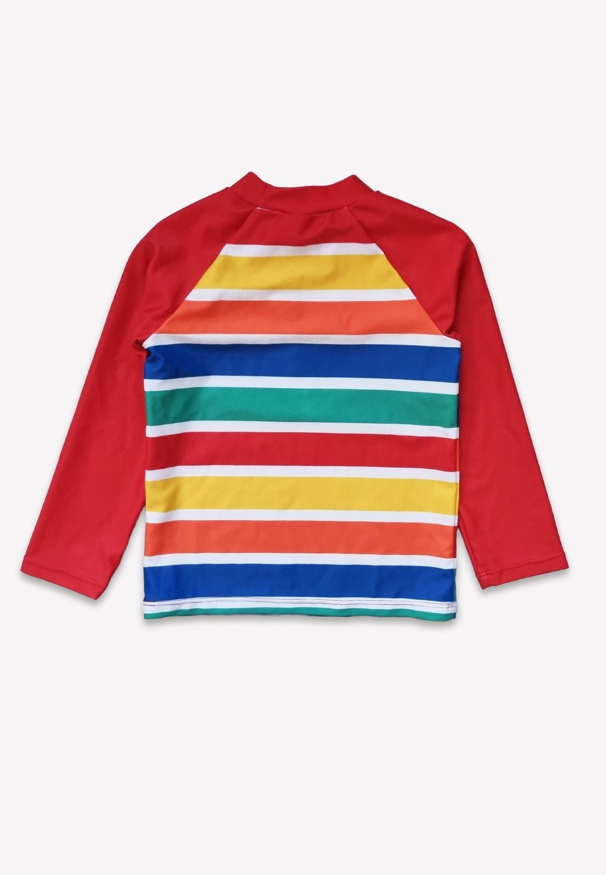 Toby Tiger Happy Stripe Print Kids' Swim Rash Vest