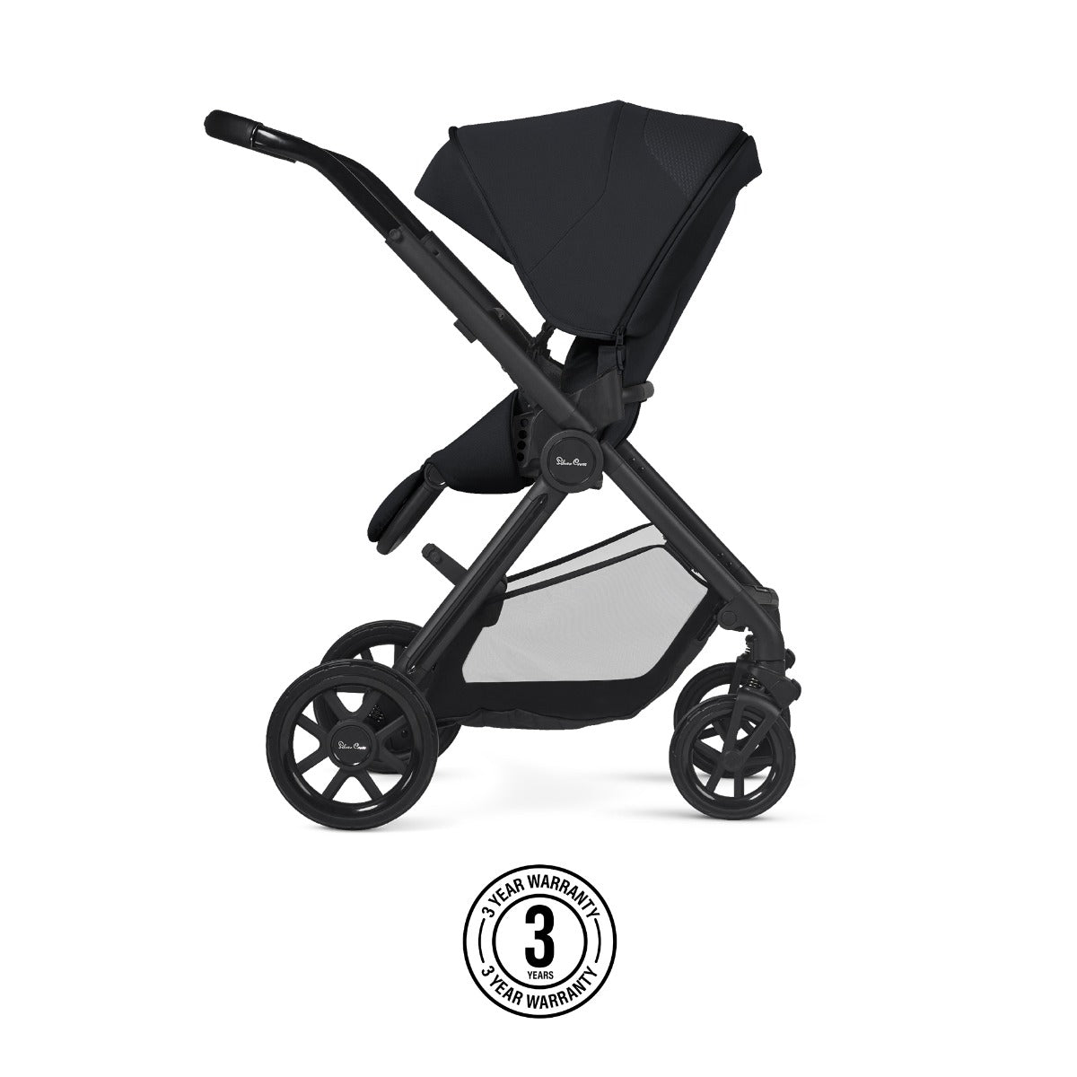 Silver Cross Reef 2 Pushchair and First Bed Folding Carrycot - Space