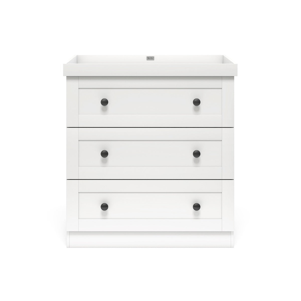 Silver Cross Bromley 2 Piece Cot Bed and Dresser Set - White