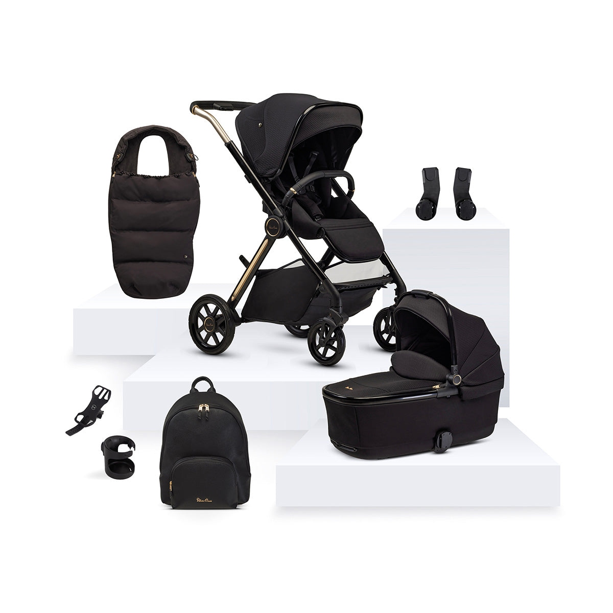 Silver Cross Reef 2 Special Edition with Maxi-Cosi Pebble 360 Pro2 Ultimate Bundle - Espresso