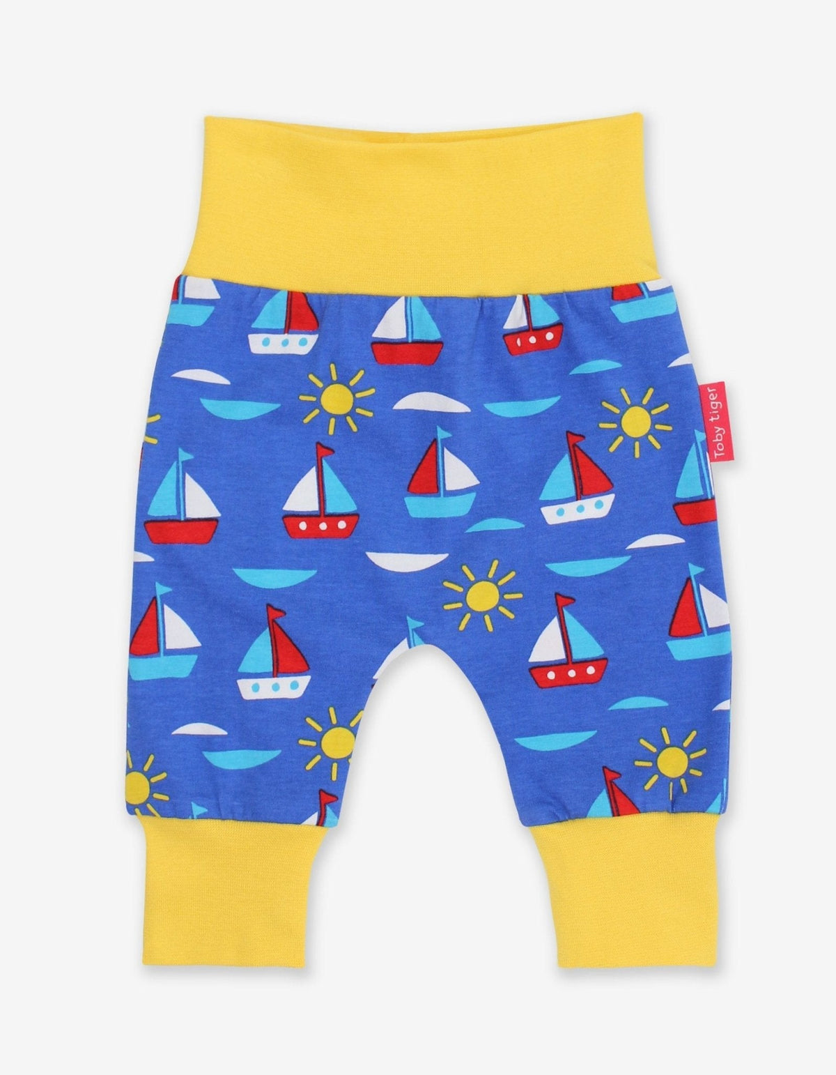 Toby Tiger Organic Boat Print Yoga Pants