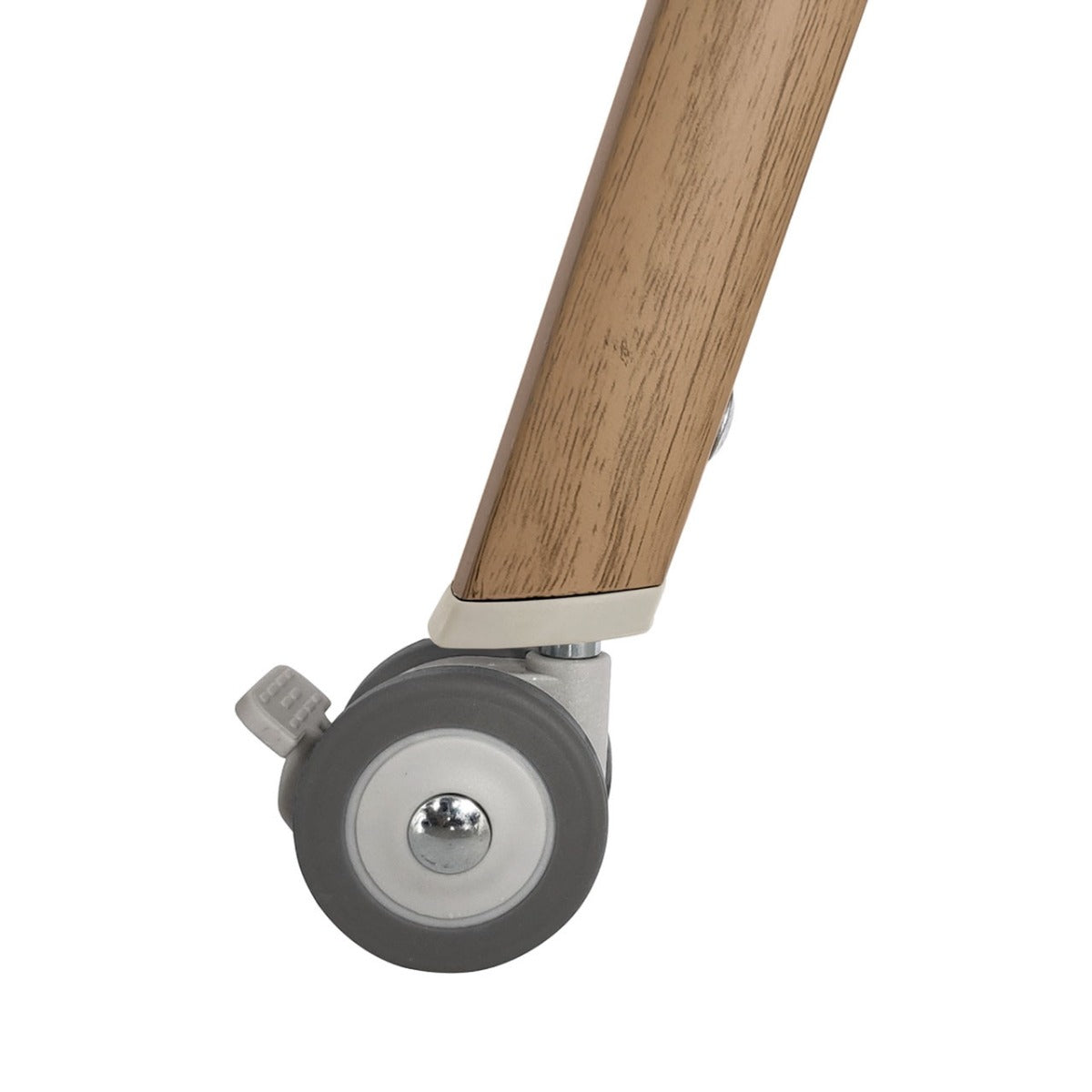 Tutti Bambini CoZee Air Bedside Crib - Scandinavian Walnut and Ecru