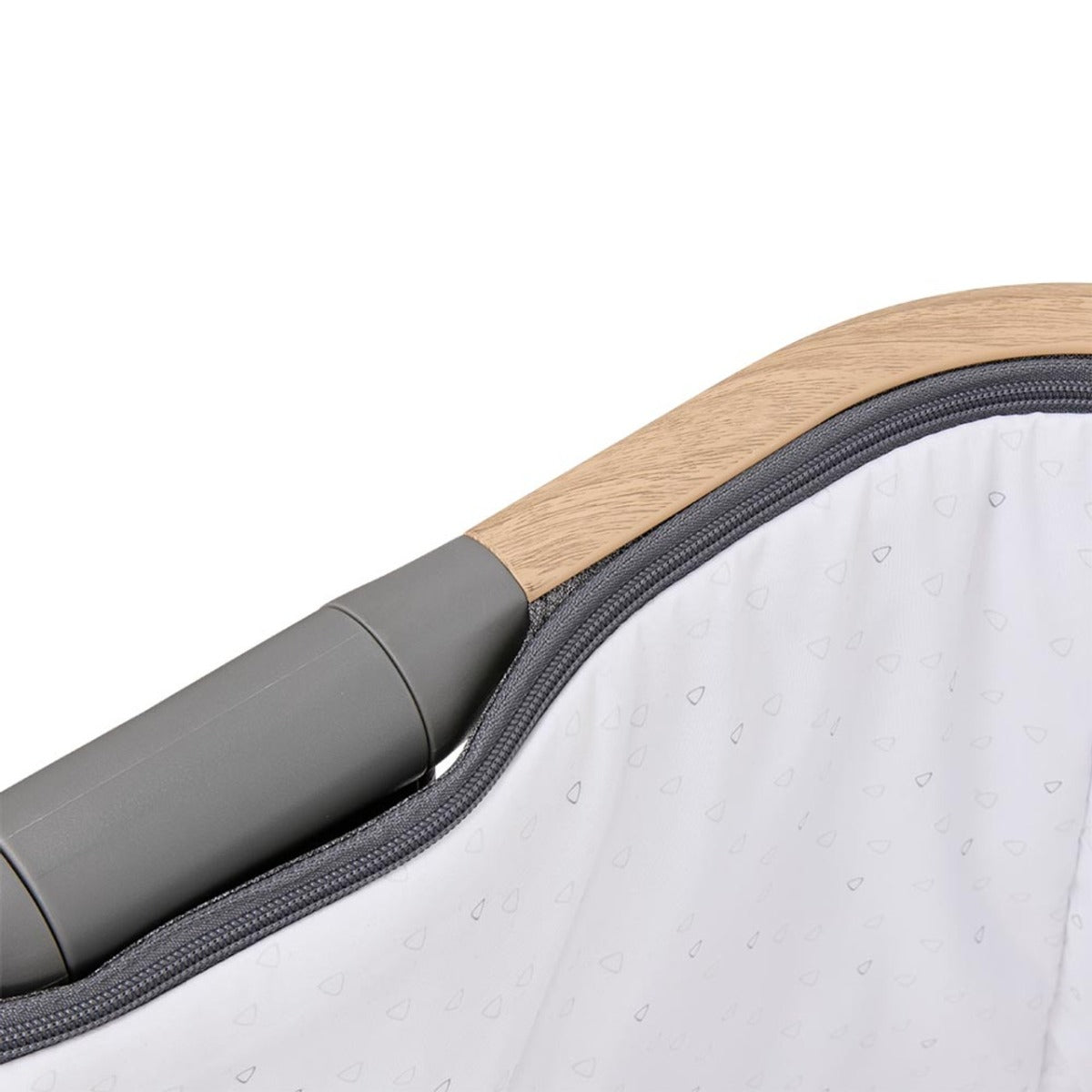 Tutti Bambini CoZee Bedside Crib - Oak and Charcoal