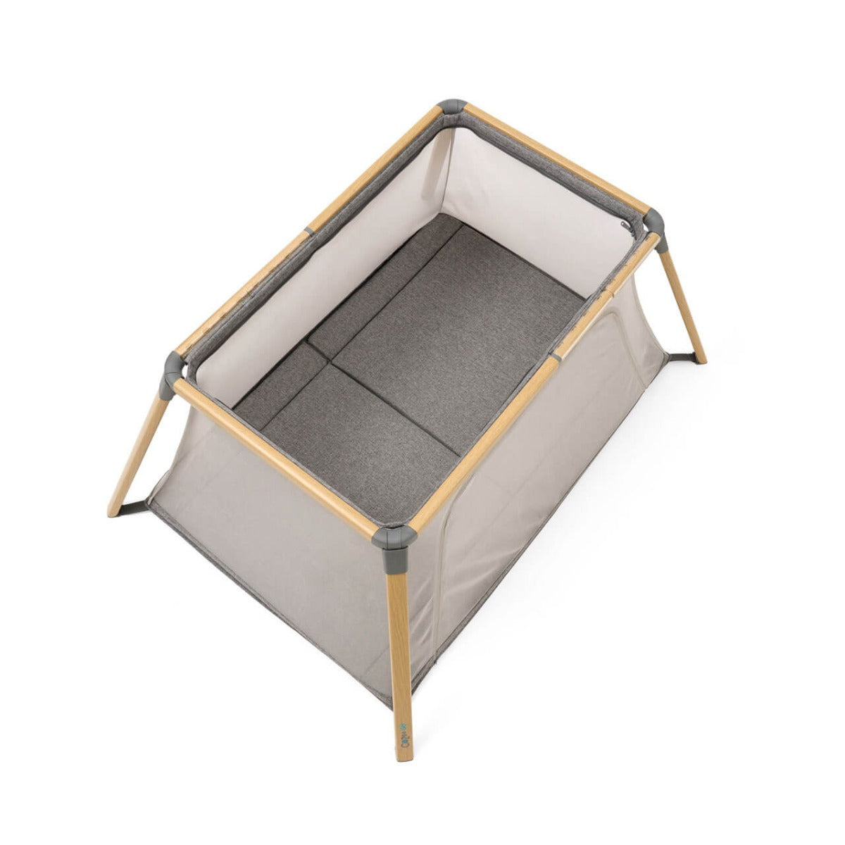 Tutti Bambini CoZee Go 3-in-1 Bassinet, Travel Cot & Playpen - Oak/Charcoal