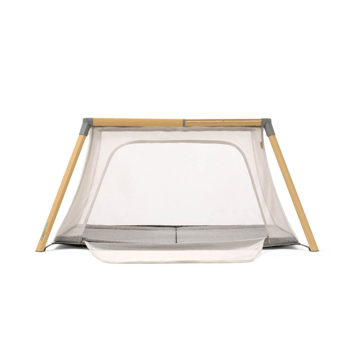 Tutti Bambini CoZee Go 3-in-1 Bassinet, Travel Cot & Playpen - Oak/Charcoal