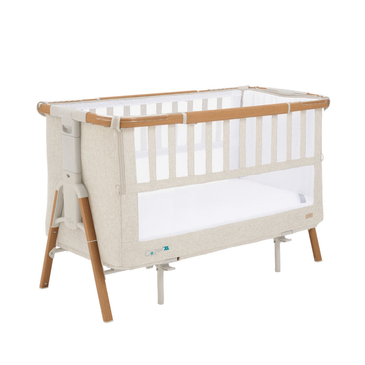 Tutti Bambini CoZee XL Complete Birth to 4+ Years Package - Scandinavian Walnut/Ecru