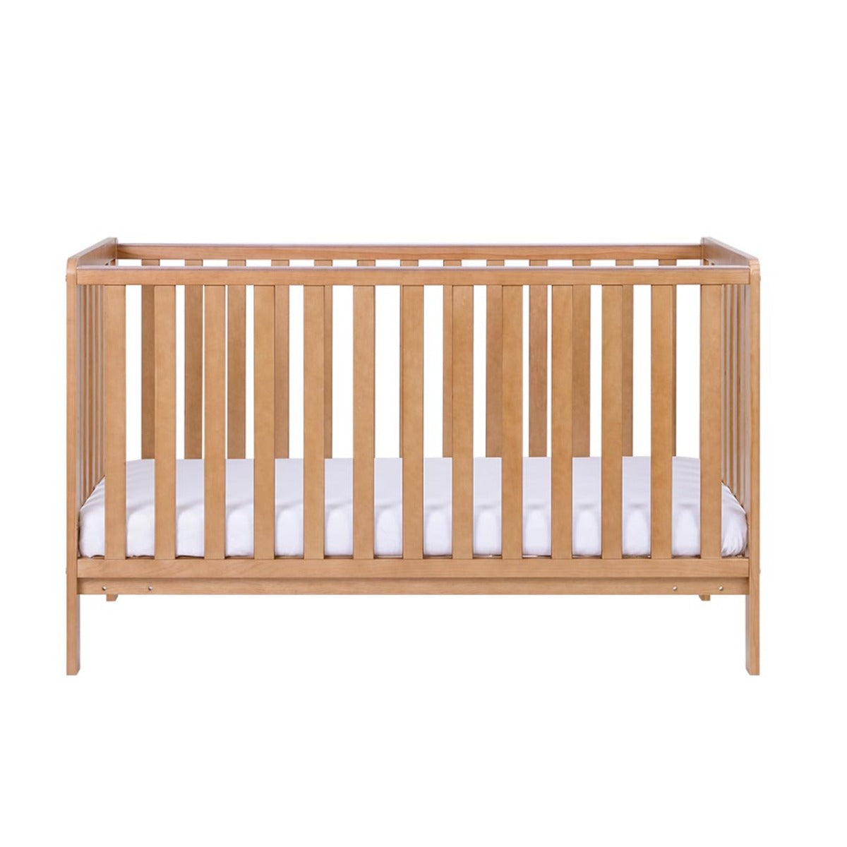 Tutti Bambini Malmo Cot Bed & Rio Furniture 3pc Set - Dove Grey/Oak