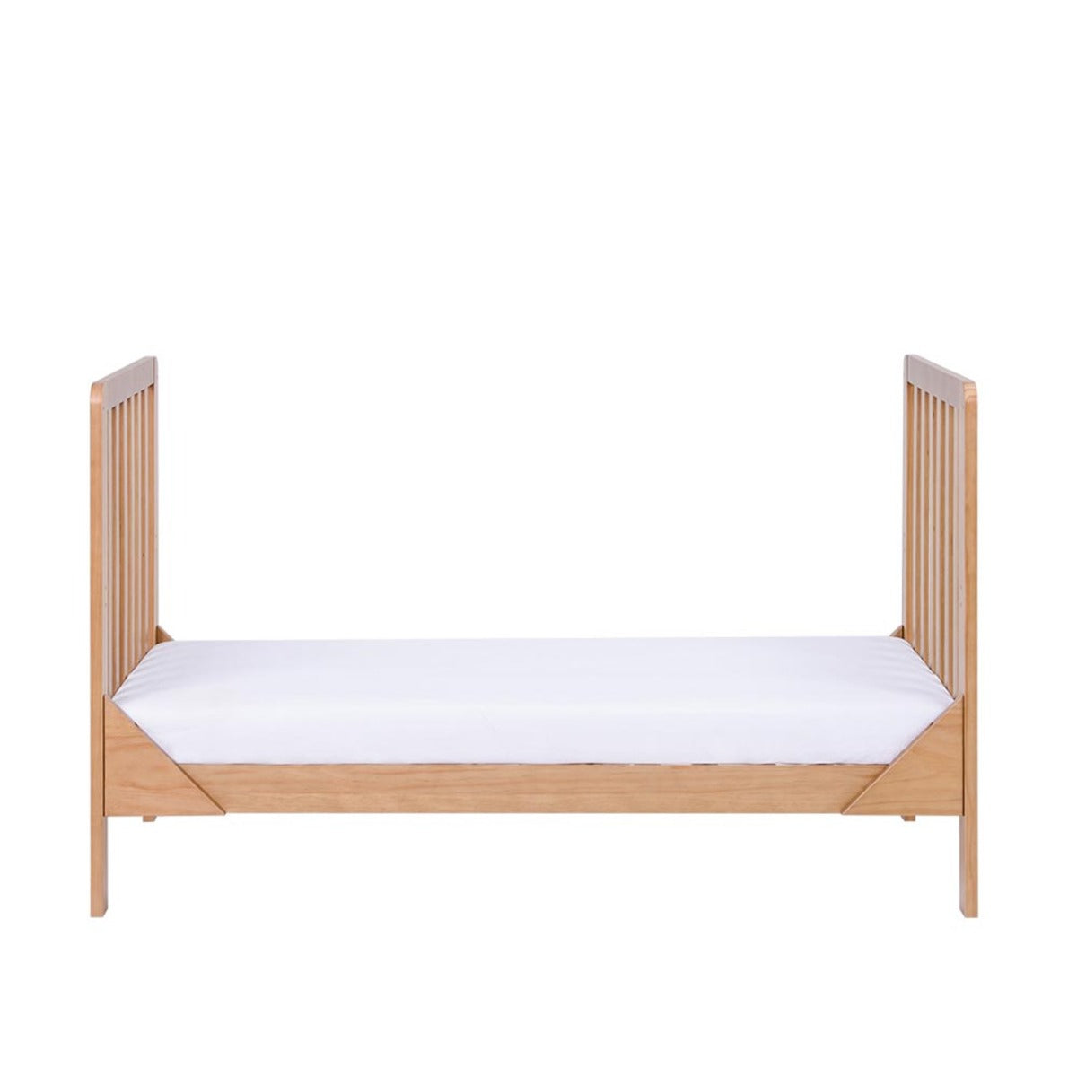 Tutti Bambini Malmo Cot Bed, Cot Top Changer and Mattress Bundle - Oak