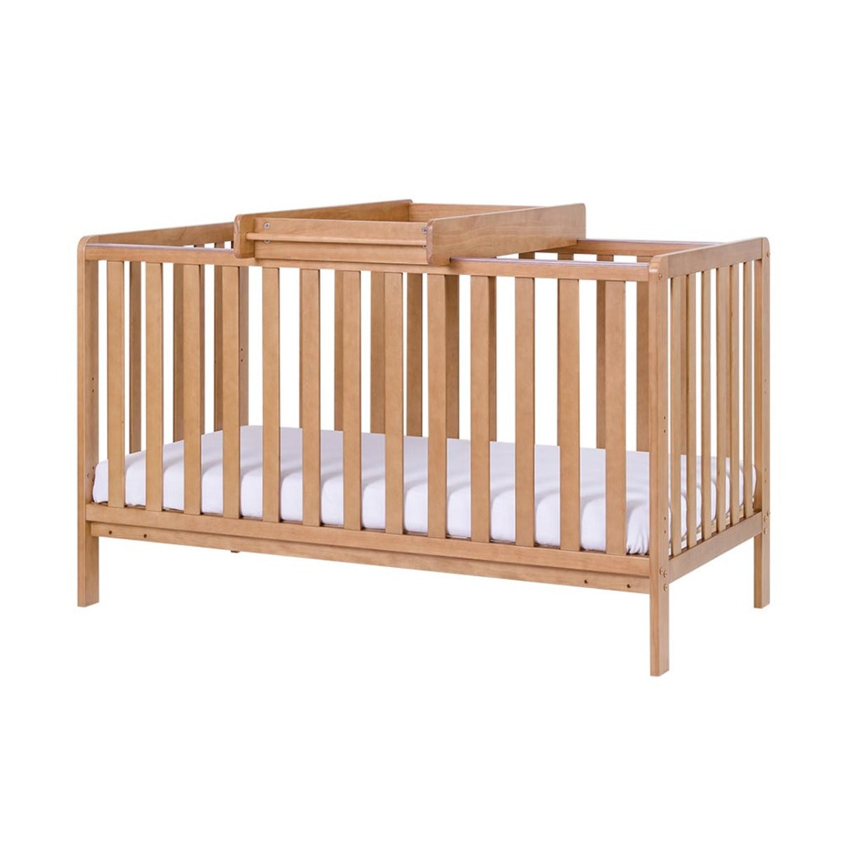 Tutti Bambini Malmo Cot Bed & Rio Furniture 3pc Set - Dove Grey/Oak