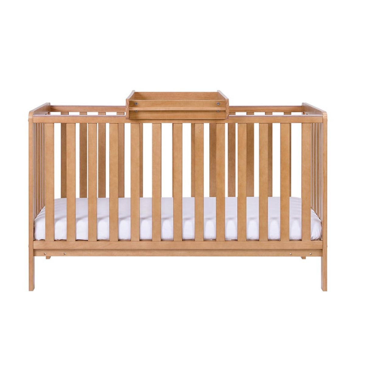Tutti Bambini Malmo Cot Bed & Rio Furniture 2pc Set - Dove Grey/Oak