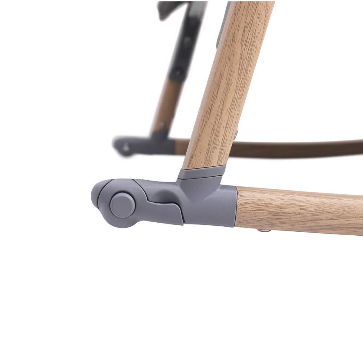 Tutti Bambini CoZee Air Bedside Crib - Oak and Charcoal