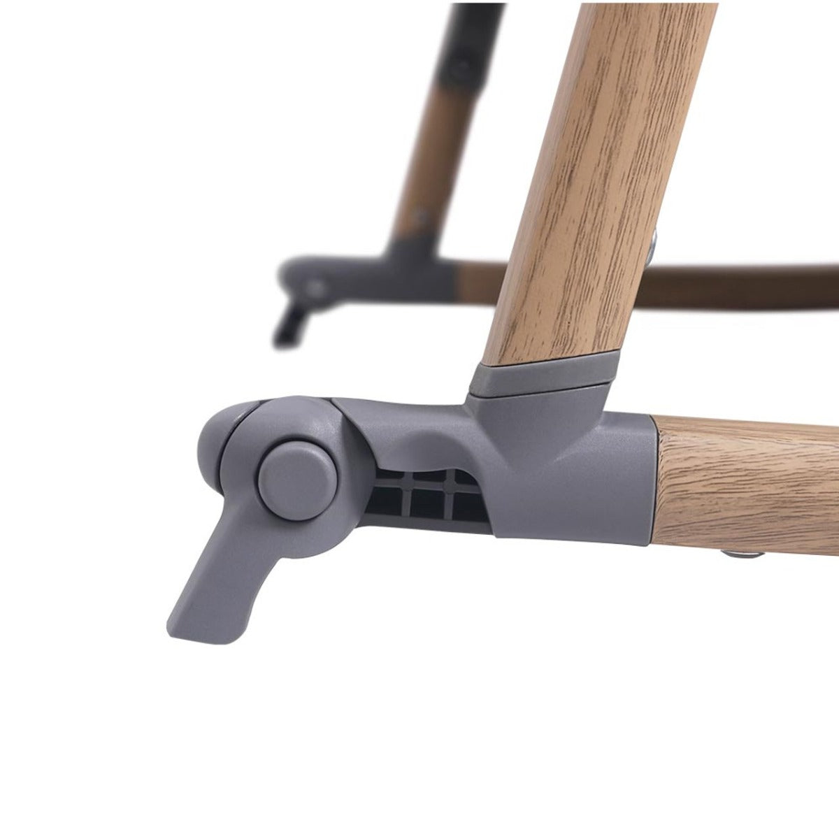 Tutti Bambini CoZee Air Bedside Crib - Oak and Charcoal