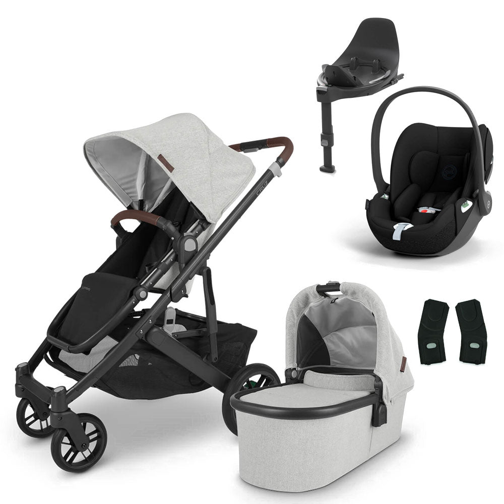 UPPAbaby CRUZ V2 Travel System with Cybex Cloud T + Rotating IsoFix Base 2