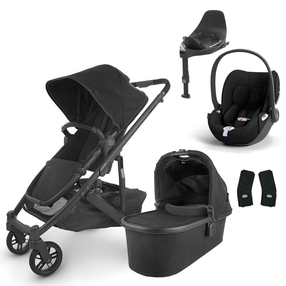 UPPAbaby CRUZ V2 Travel System with Cybex Cloud T + Rotating IsoFix Base 1