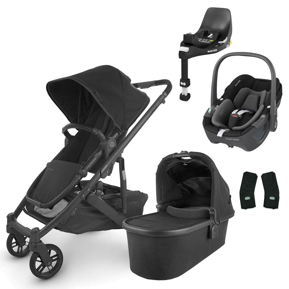 UPPAbaby CRUZ V2 Travel System with Maxi-Cosi Pebble 360 + Rotating IsoFix Base 1
