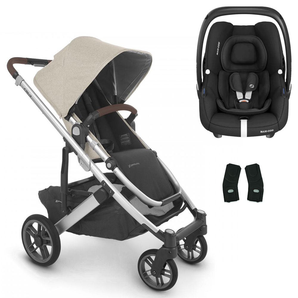 UPPAbaby CRUZ V2 Pushchair with Maxi-Cosi Cabriofix iSize 3