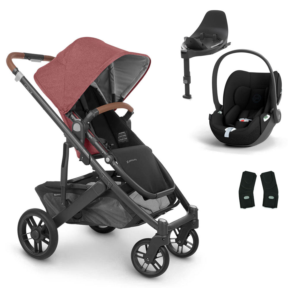 UPPAbaby CRUZ V2 Pushchair with Cybex Cloud T + Rotating IsoFix Base 8