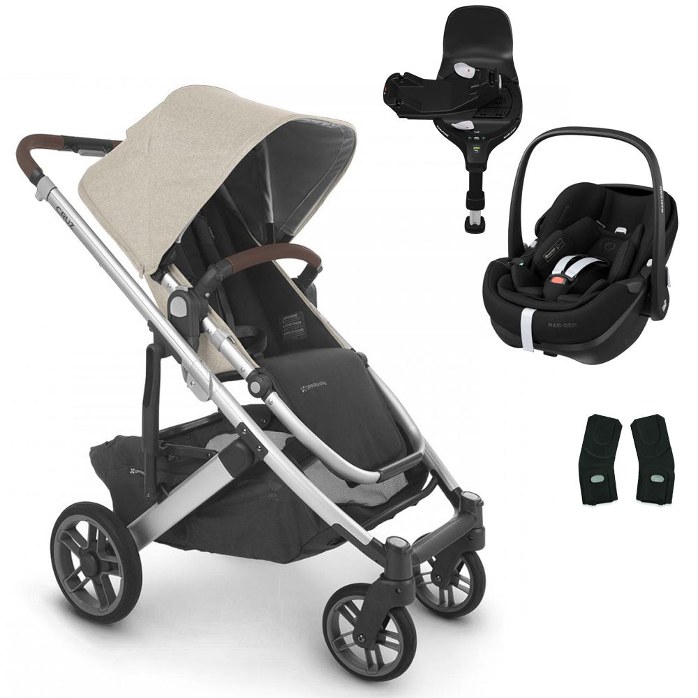 UPPAbaby CRUZ V2 Pushchair with Maxi-Cosi Pebble 360 PRO + Rotating IsoFix Base 3