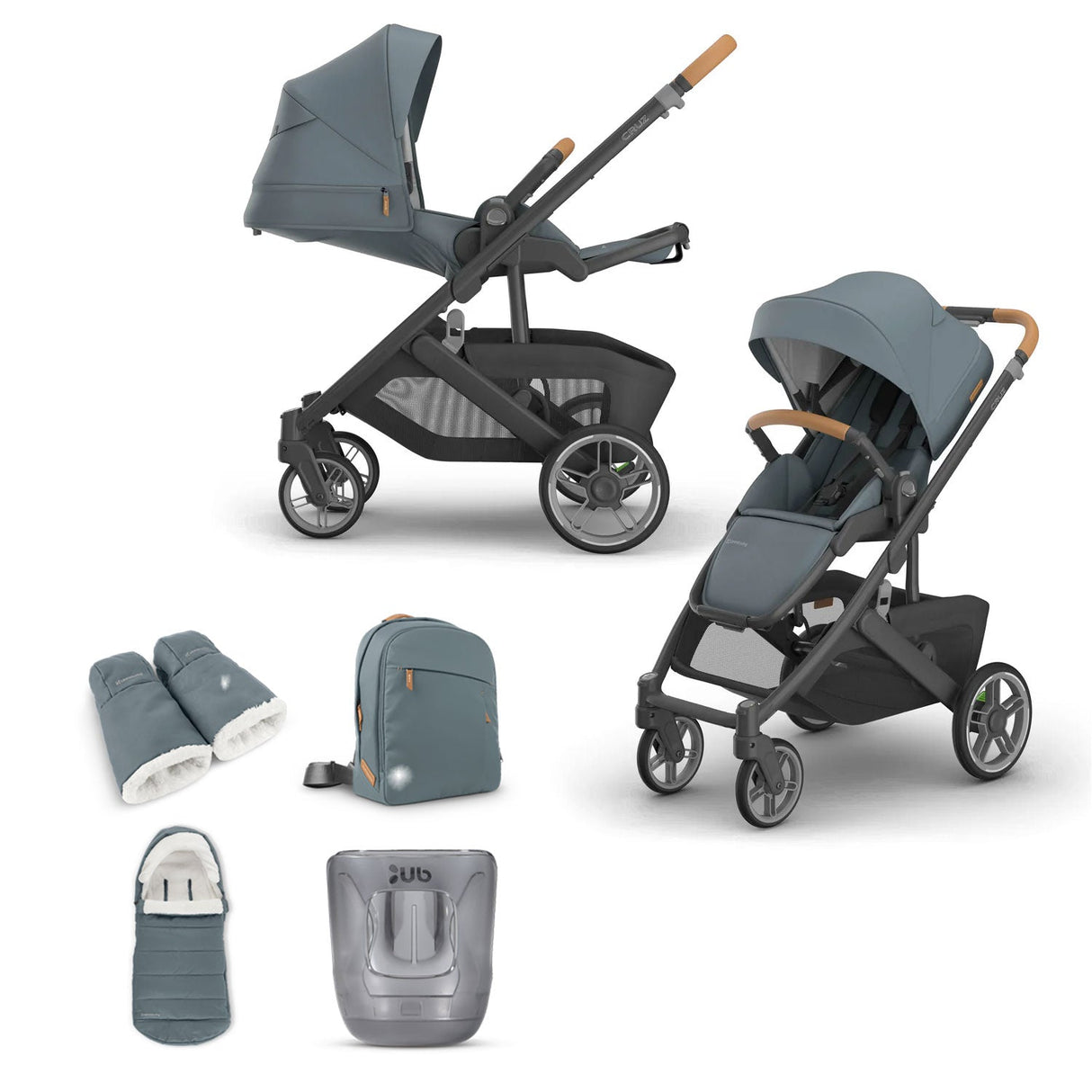 UPPAbaby Cruz V3 Pushchair & Accessory Bundle - Dillan