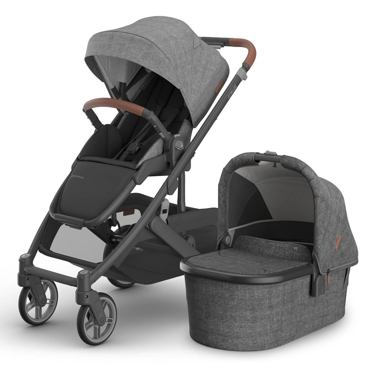 UPPAbaby Cruz V3 Pushchair + Carrycot - Greyson