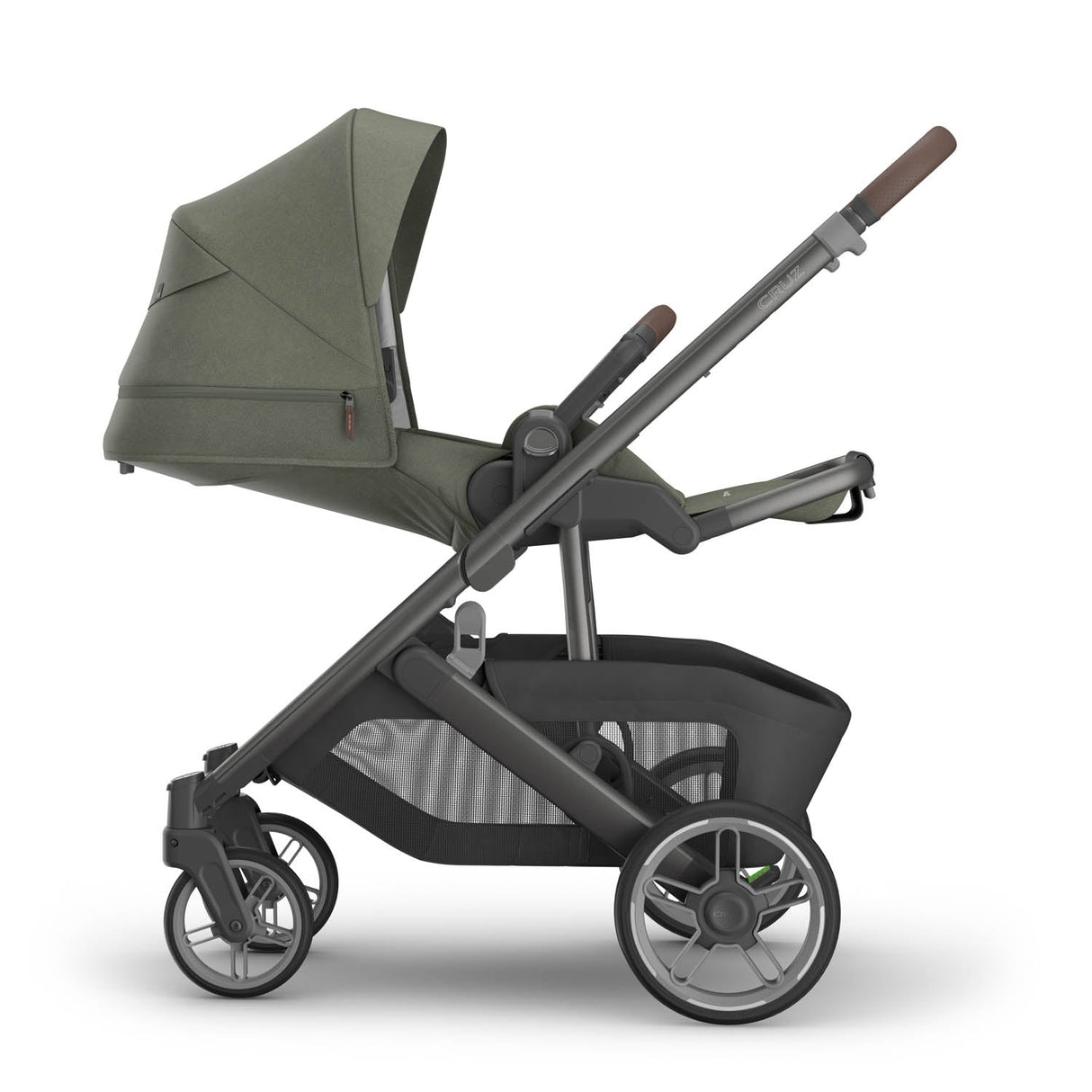 UPPAbaby Cruz V3 Pushchair, Carrycot & Accessory Bundle - Evelyn