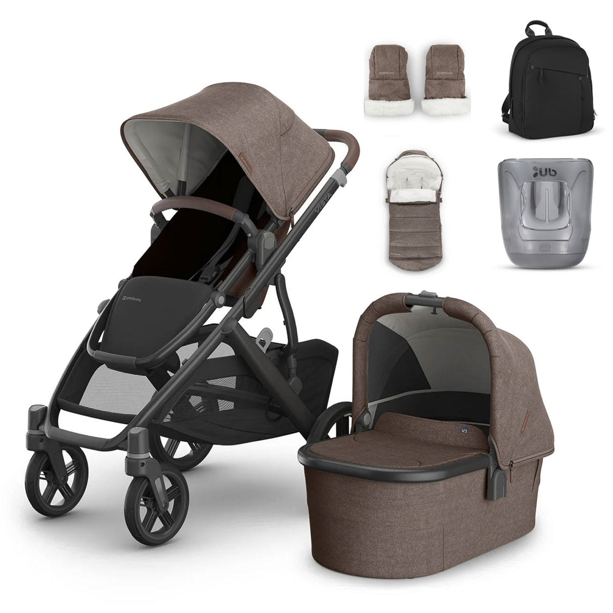 UPPAbaby VISTA V3 Pushchair & Accessory Bundle - Owen