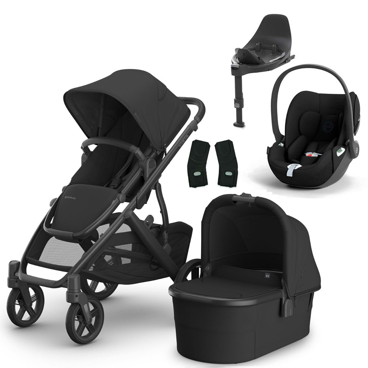 UPPAbaby VISTA V3 Luxury Cybex Cloud T i-Size Travel System Bundle - Jake