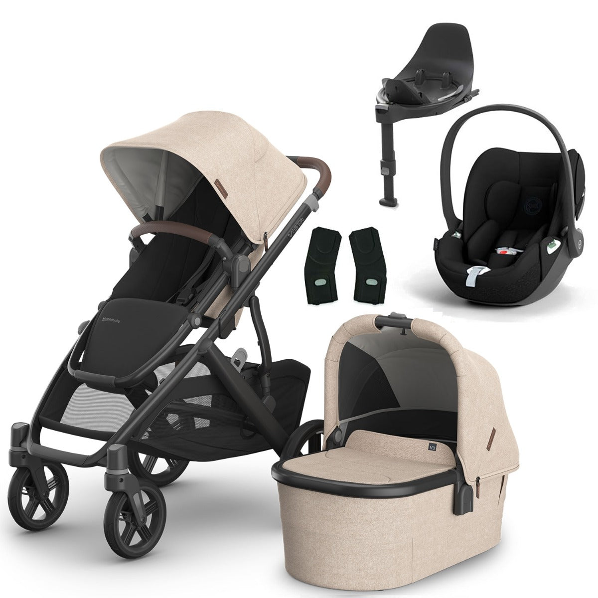 UPPAbaby VISTA V3 Luxury Cybex Cloud T i-Size Travel System Bundle - Liam