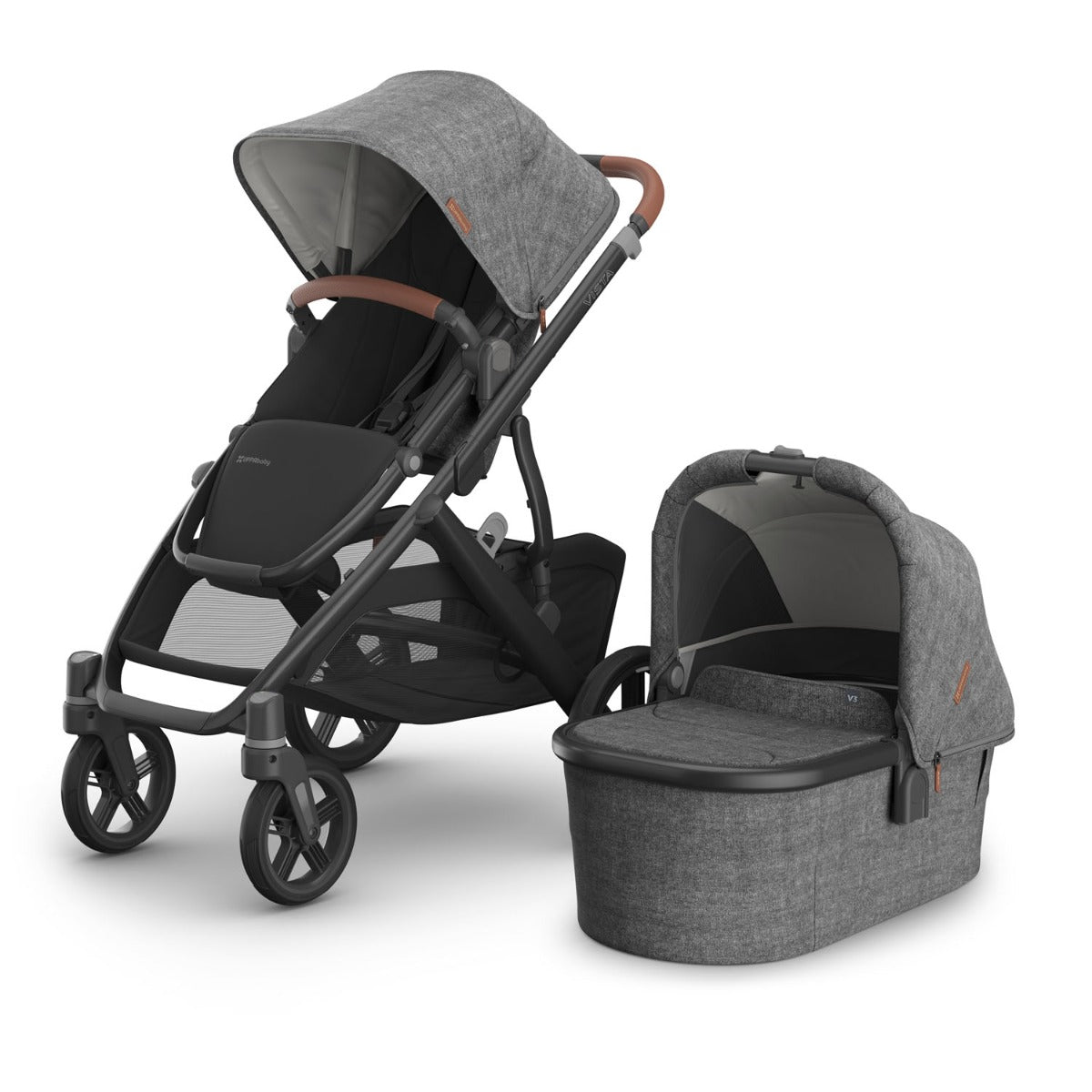 UPPAbaby VISTA V3 + Cybex Cloud T i-Size Travel System Bundle - Greyson 20