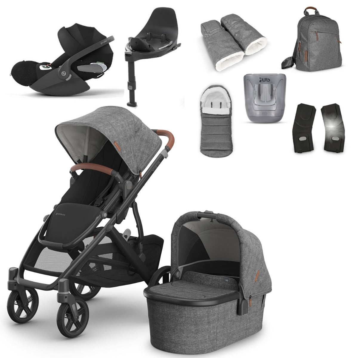 UPPAbaby VISTA V3 Luxury Travel System with Cybex Cloud T i-Size - Choose your Colour 14