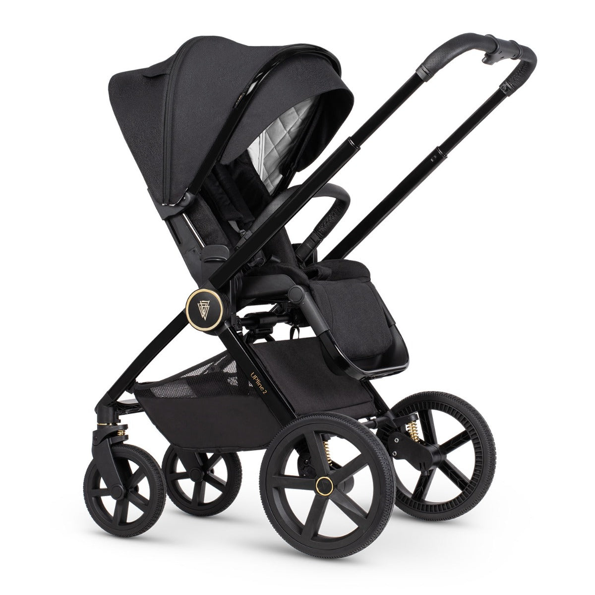 Venicci Upline 2 3-in-1 Tiago Travel System Bundle - All Black