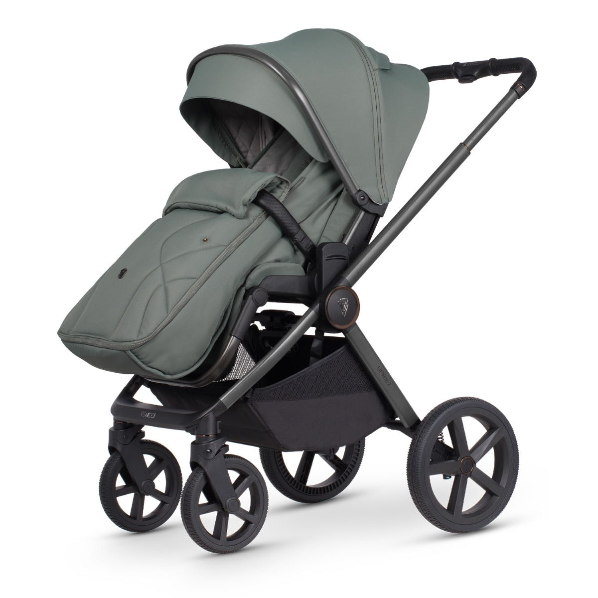 Venicci Upline 2 Pushchair & Carrycot 2-in-1 Bundle - Aloe