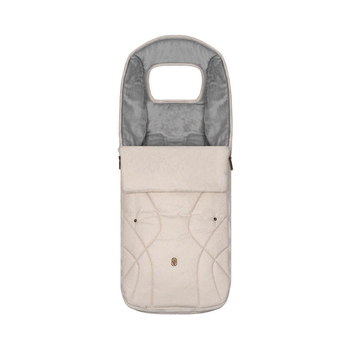 Venicci Upline 2 with Maxi-Cosi Cabriofix i-Size & Base Travel System Bundle - Stone Beige