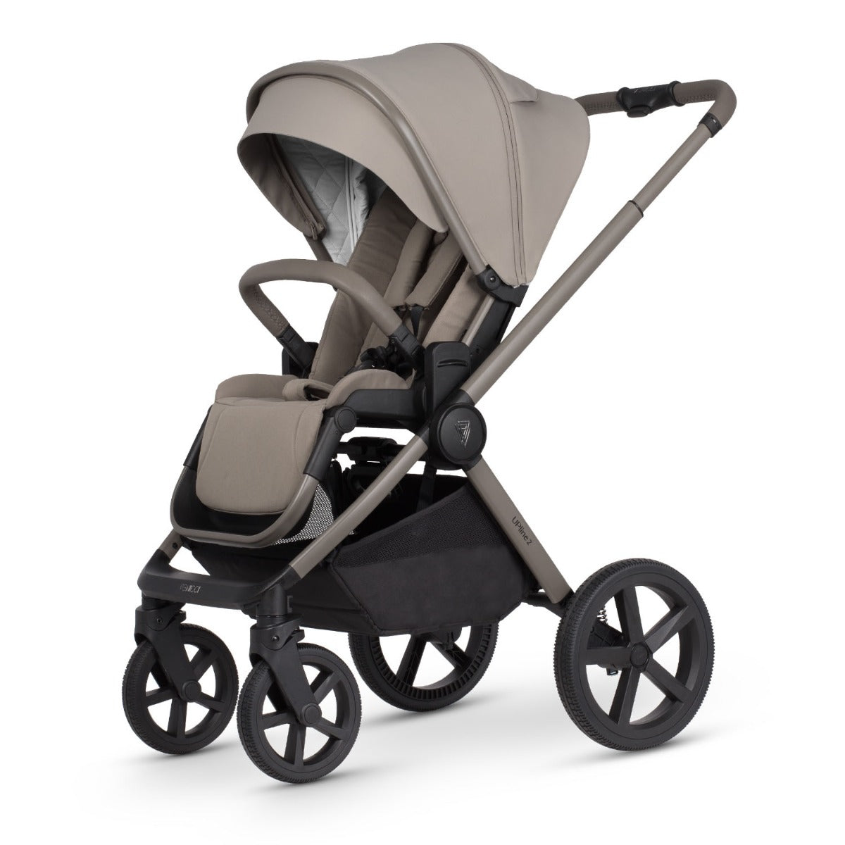 Venicci Upline 2 Pushchair & Carrycot 2-in-1 Bundle - Taupe