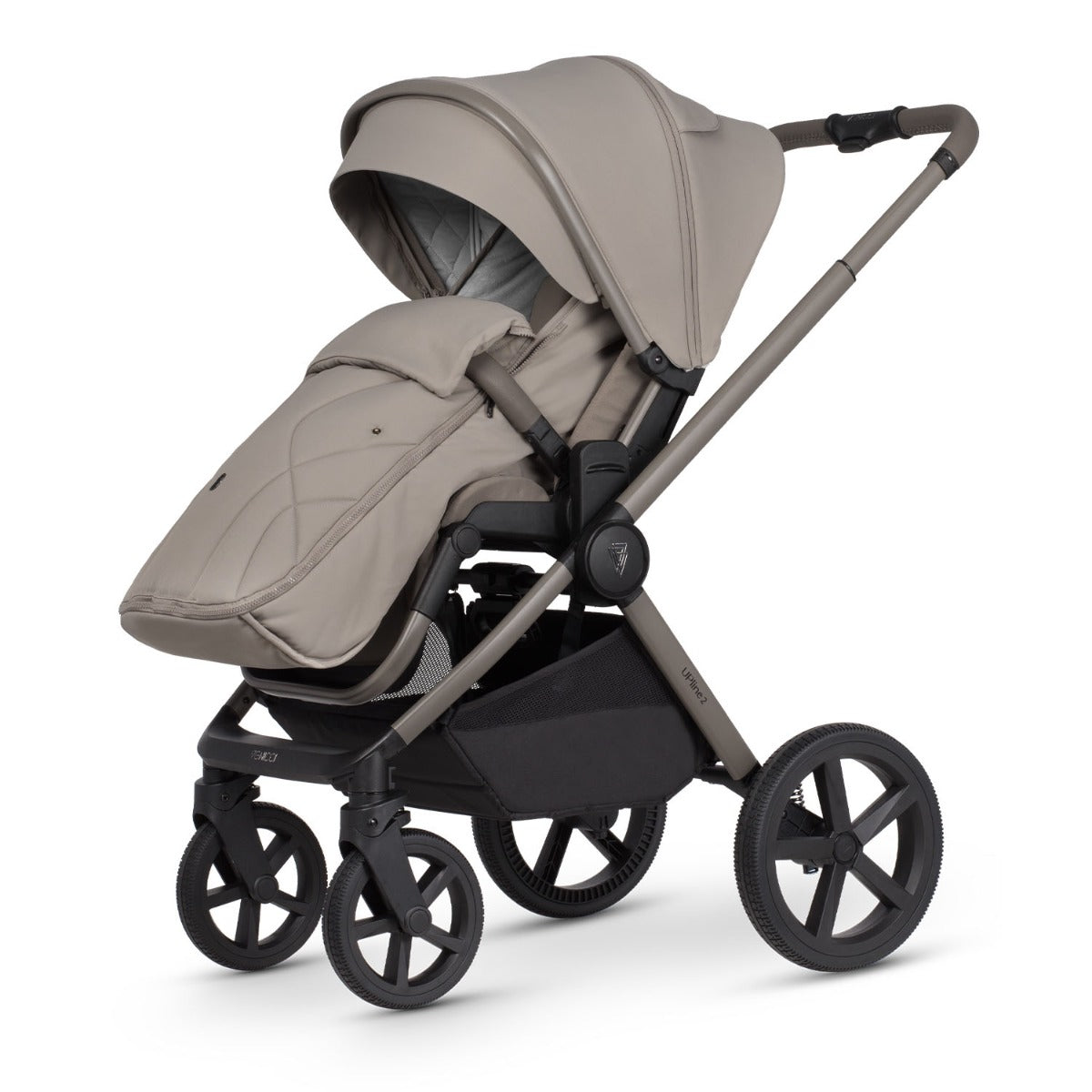 Venicci Upline 2 Pushchair & Carrycot 2-in-1 Bundle - Taupe