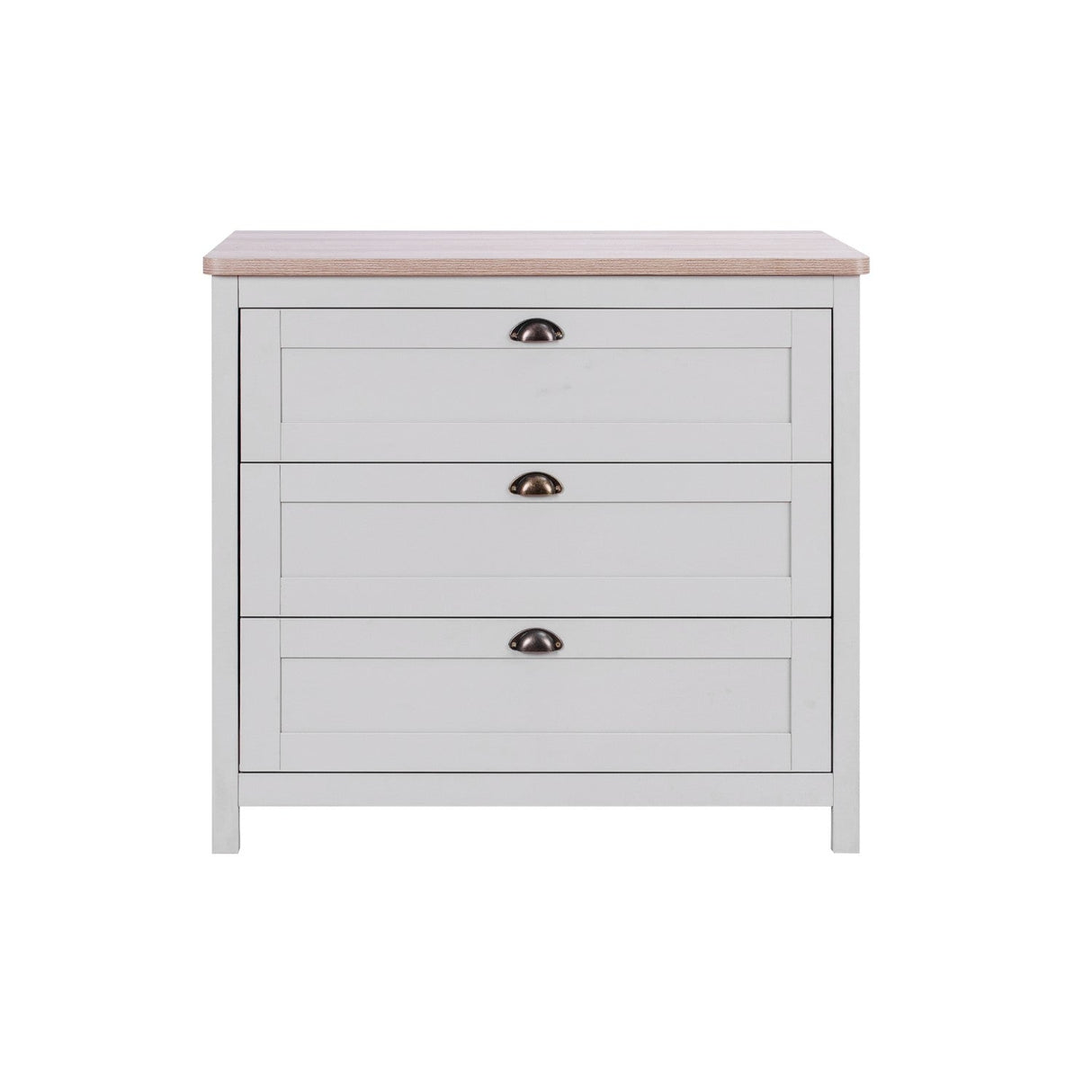 Tutti Bambini Verona 3 Piece Room Set - Oak & Dove Grey