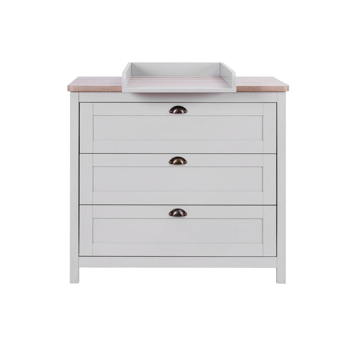 Tutti Bambini Verona 3 Piece Room Set - Oak & Dove Grey