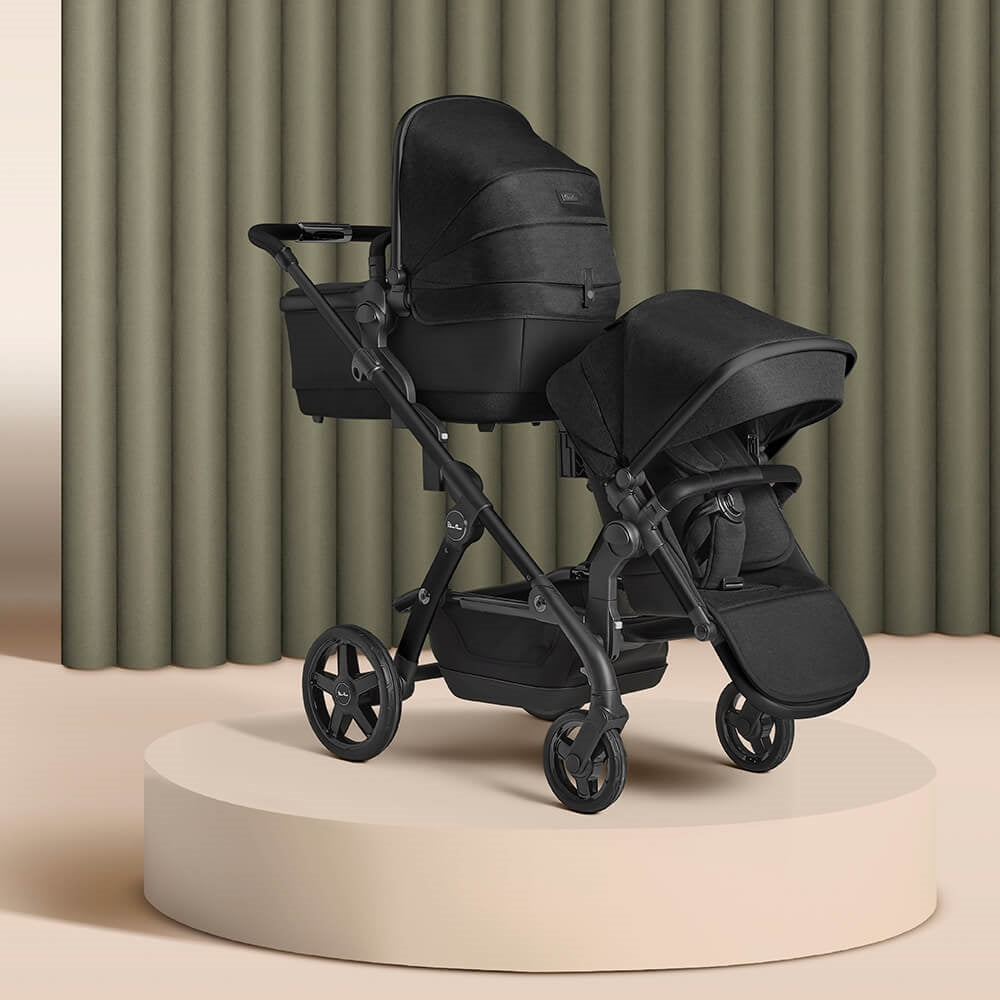 Silver Cross Wave 3 Tandem Seat - Onyx
