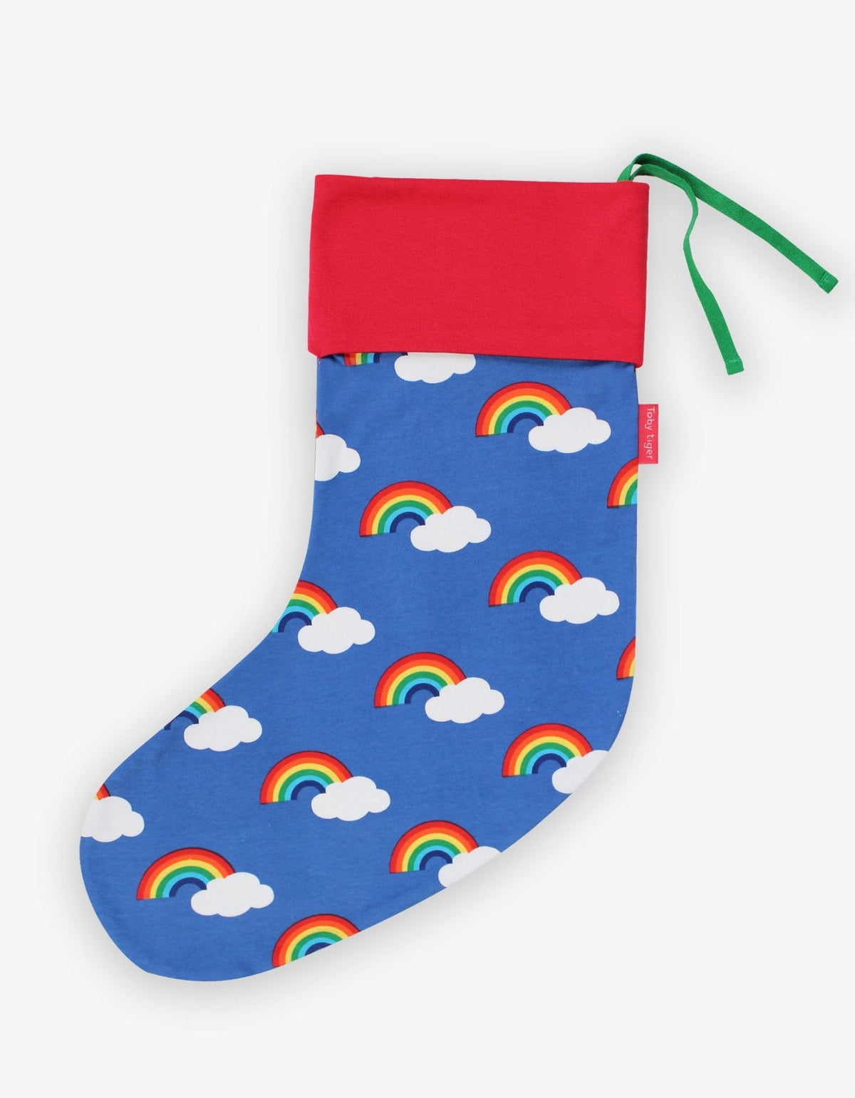 Toby Tiger Organic Multi Rainbow Christmas Stocking