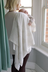 Seashell Large Swaddle Muslin