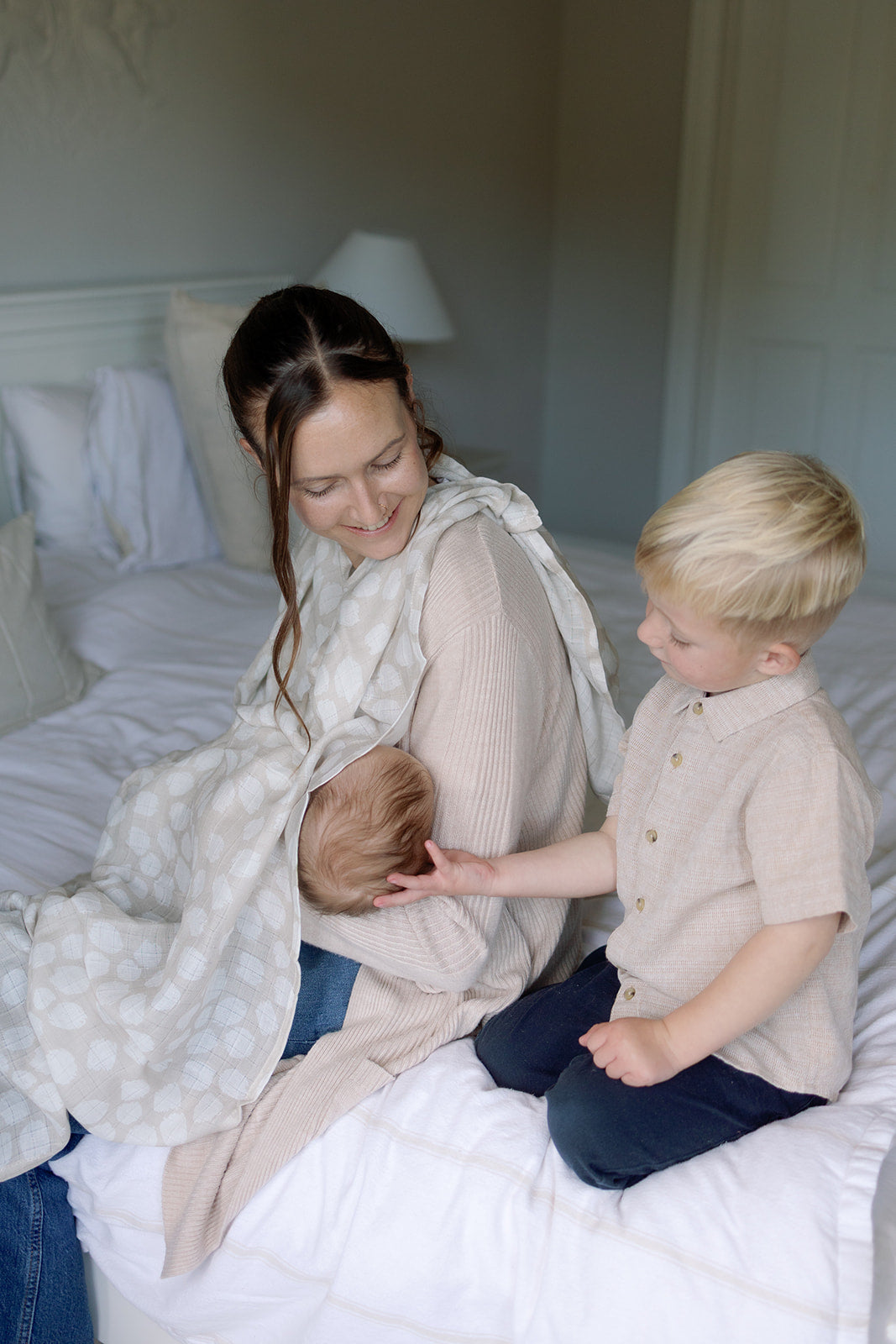 Scallop Large Swaddle Muslin