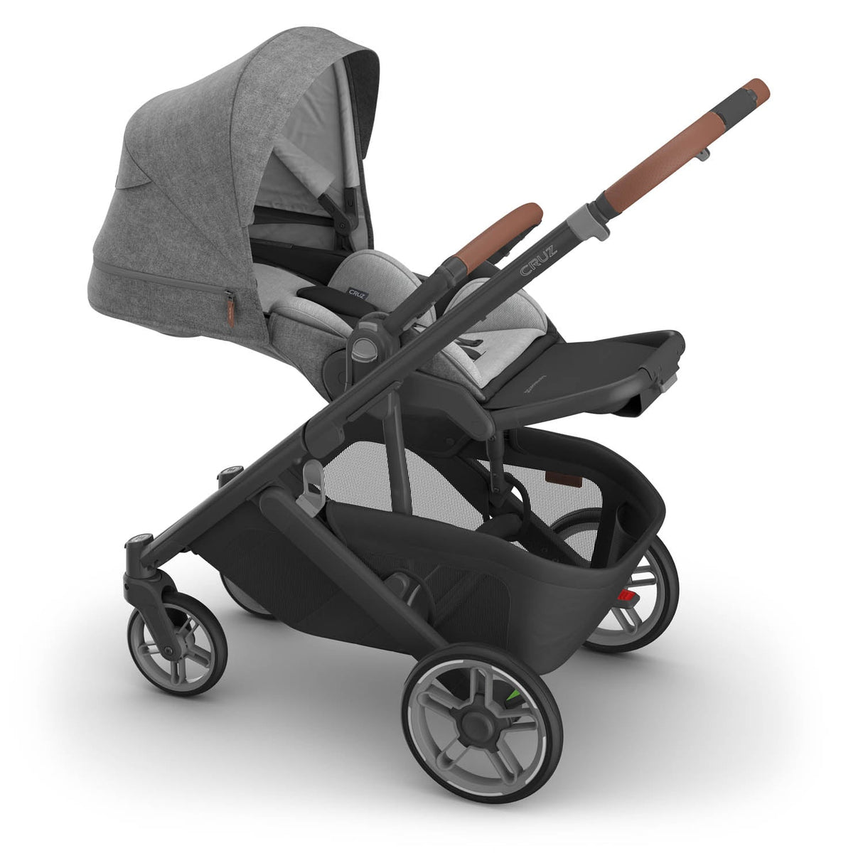 UPPAbaby Cruz V3 Pushchair, Carrycot & Accessory Bundle - Greyson