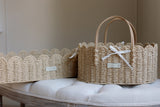 Scallop Edge Baby Changing Basket