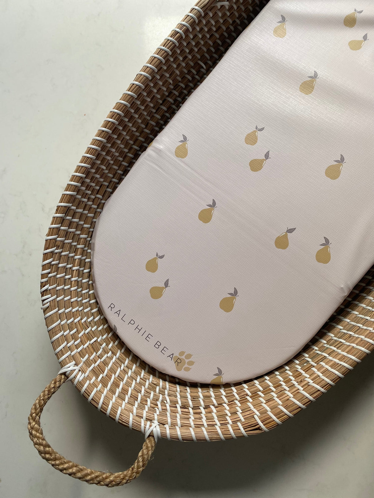 Pears Changing Basket Mat Liner