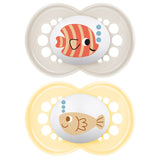MAM Original Soother Unisex Cute 18-36m 2Pk