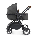 Ickle Bubba Cosmo 2 in 1 Pushchair - Black/Graphite Grey