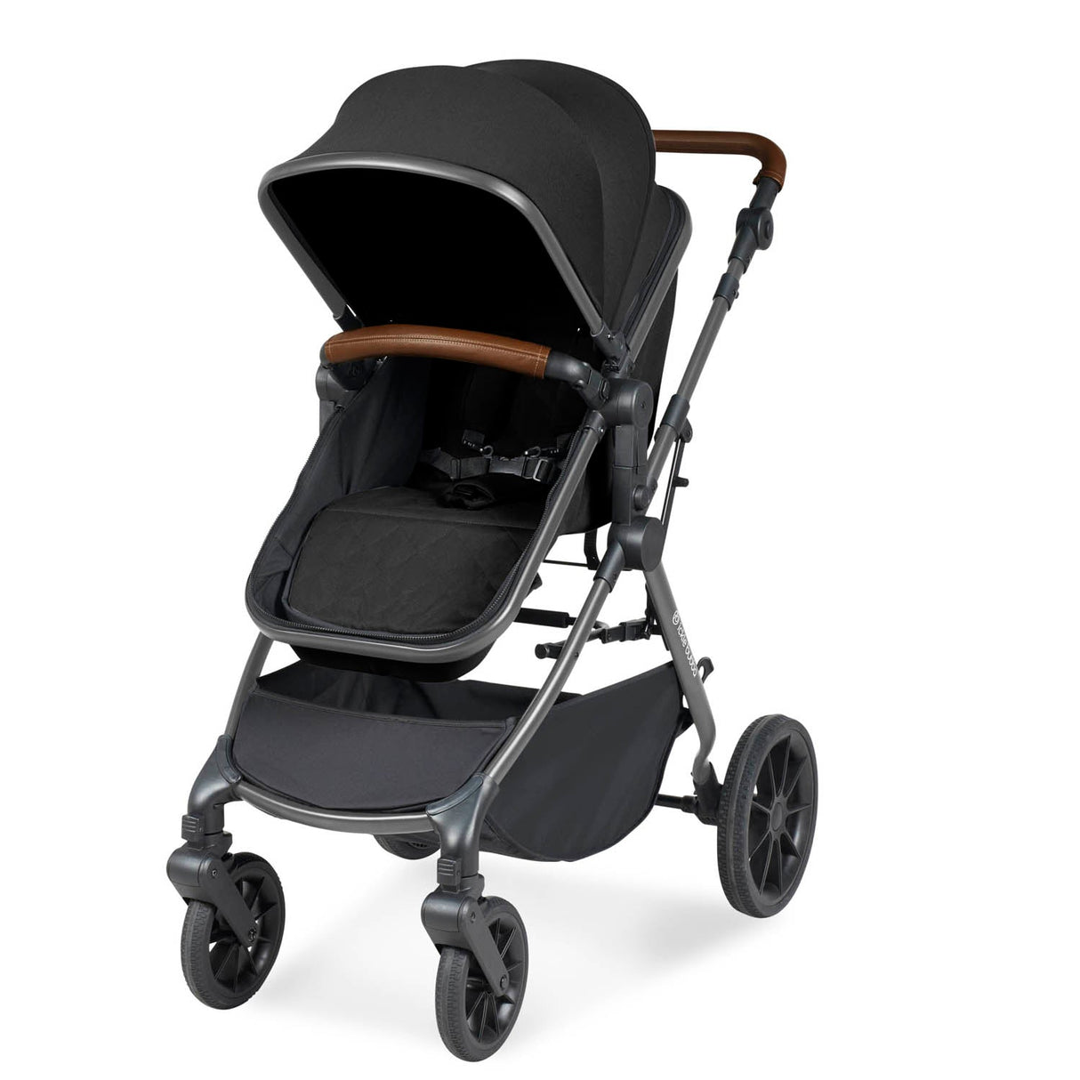 Ickle Bubba Cosmo 2 in 1 Pushchair - Gunmetal/Black