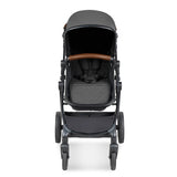 Ickle Bubba Cosmo All in One Stratus i-Size Travel System & Base - Black/Graphite Grey