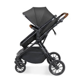 Ickle Bubba Cosmo All in One Stratus i-Size Travel System & Base - Black/Graphite Grey